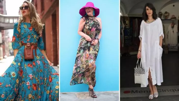 Pumili kami ng sundress para sa isang mature na babae - 8 maganda at kumportableng mga estilo para sa tag-init 2019