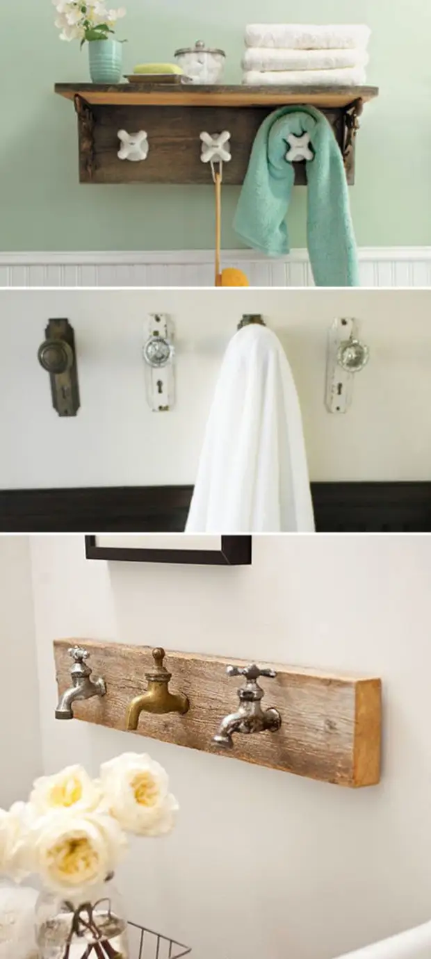 Do not rush to throw out old things: 13 ideas how you can decorate the bathroom