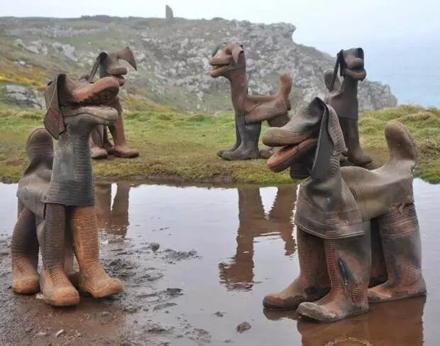 Botas de goma divertidas