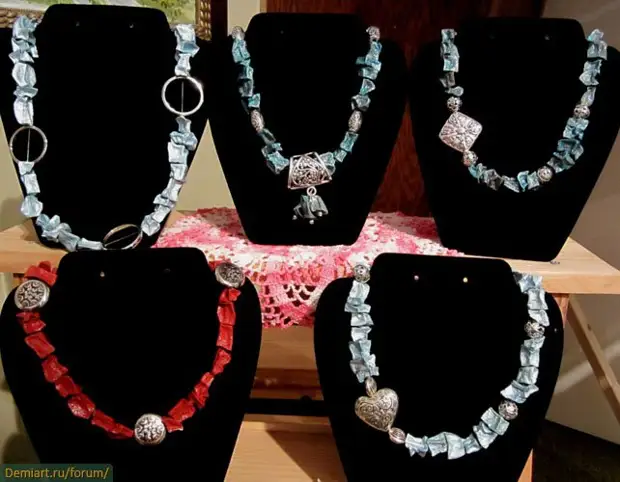 Beads from dried potatoes "Jewelry" are difficult to call, but the result is omnit!