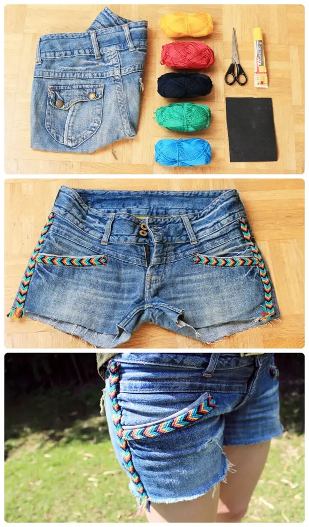 Summer clothes: interesting ideas rework Short