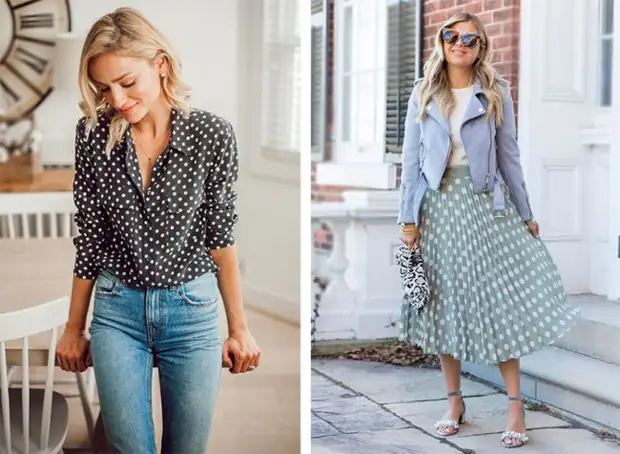 Polka Dot - Fashion Print Season 2019. Hvordan bruke ting i