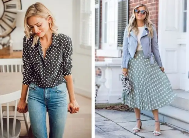 Polka Dot - Fashion Stampa Stagione 2019. Come indossare le cose