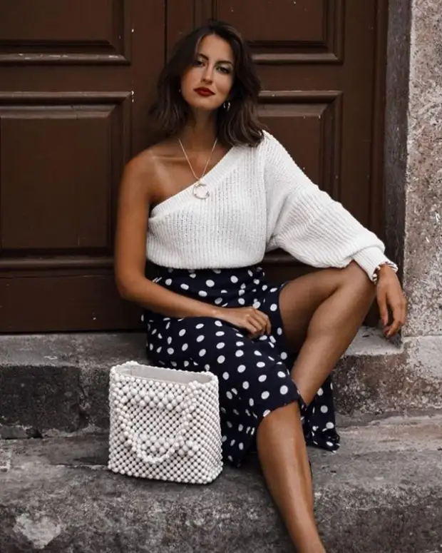 Polka dot - Fashoni inodhinda mwaka 2019. Maitiro ekupfeka zvinhu mukati