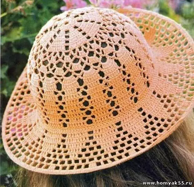 Maravillosos sombreros para el verano: tejer según los esquemas.