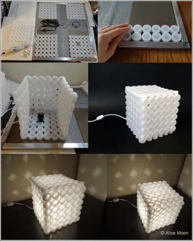 Creative ways to use plugs from plastic bottles