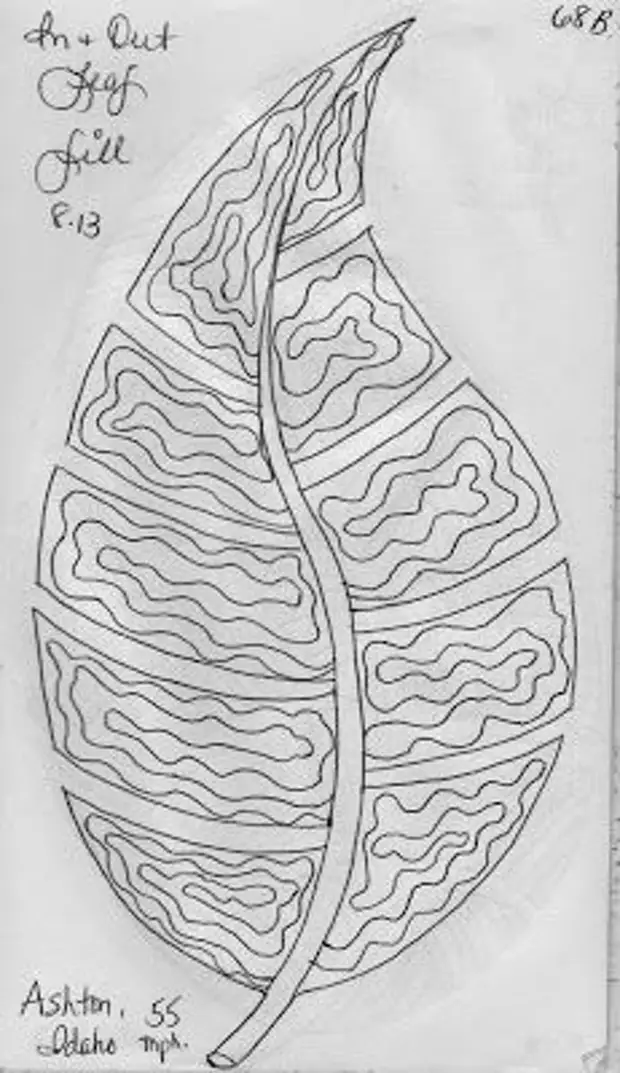 LuAnn Kessi: Sketch Book ..... Leaf Designs 1