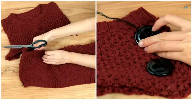 5 idea yang berjaya betapa cantik untuk mengulangi sweater lama