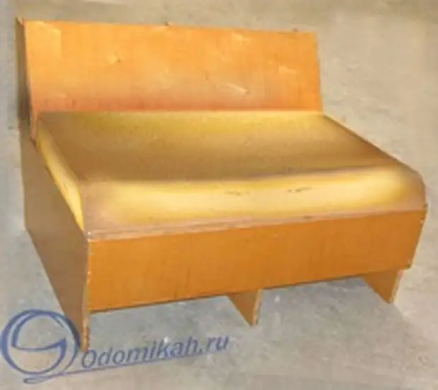 მიღების sofa for ვერანდა ქვეყანაში საკუთარი ხელებით