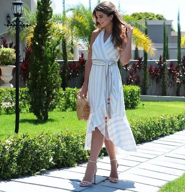 Idéias de vestidos casuais leves e elegantes para a temporada de primavera-verão