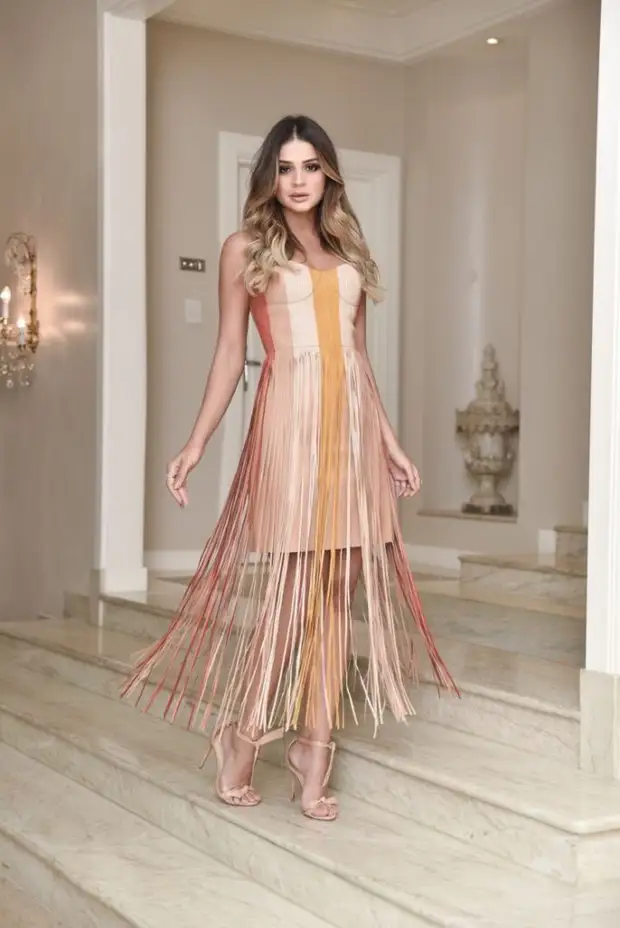 Idéias de vestidos casuais leves e elegantes para a temporada de primavera-verão