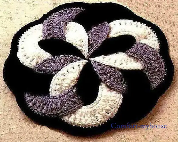 Karpet Jepang Cincin Crocheted: Master Class