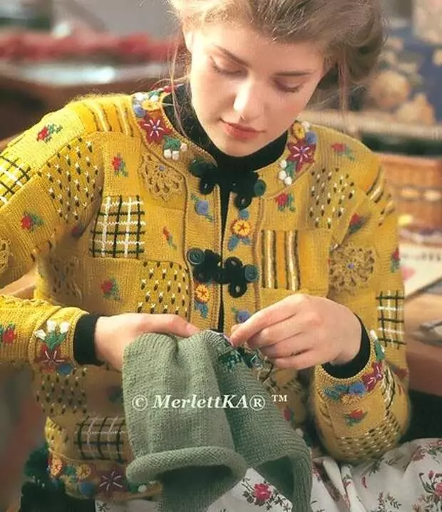 Colecție mare de idei de broderie în tricot