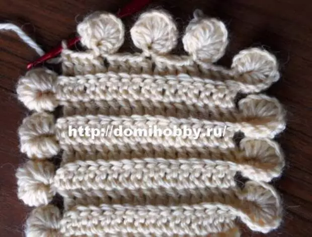 Crochet na may Festons: Master Class