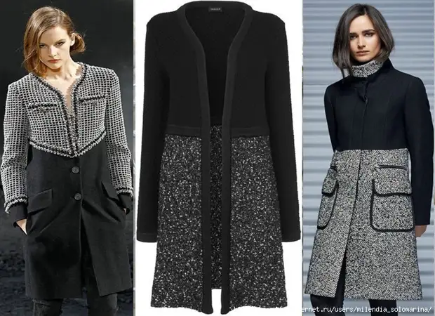 How to cut yourself from two or three old, boring coats one new: Ideas alterations