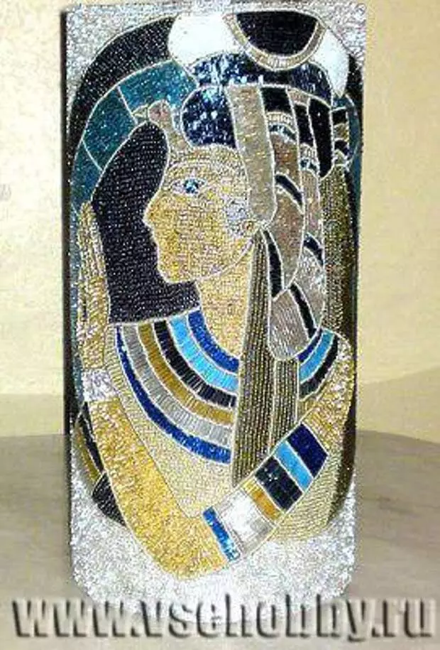 Indretning vase beaded gør det selv: master klasse