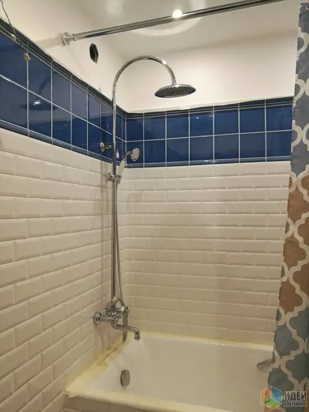Petite salle de bain dans un style rétro (partie 2)