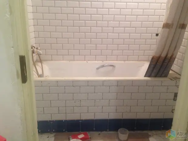 Kleine badkamer in retro-stijl (deel 2)