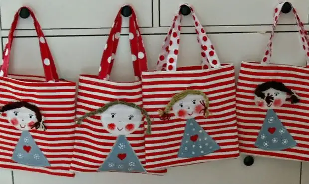 Idéias infantis bonitos sacos artesanais e mochilas