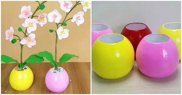 Durable et peu compliqué dans la fabrication de vases du journal et de plâtre ordinaires