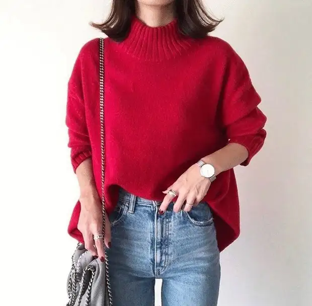 Cum se combină blugi și jumper în 2019: 15 imagini uimitoare pentru moda reală