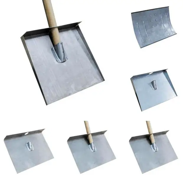 Snow shovel ya maumbo tofauti.