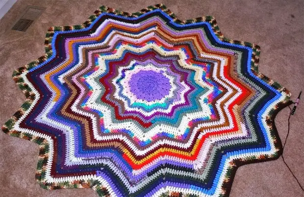 Crochet rug