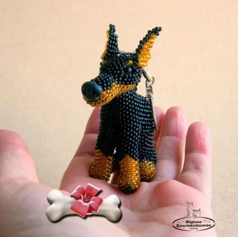 Gorgeous dogs from Bead Marina Konstantinova