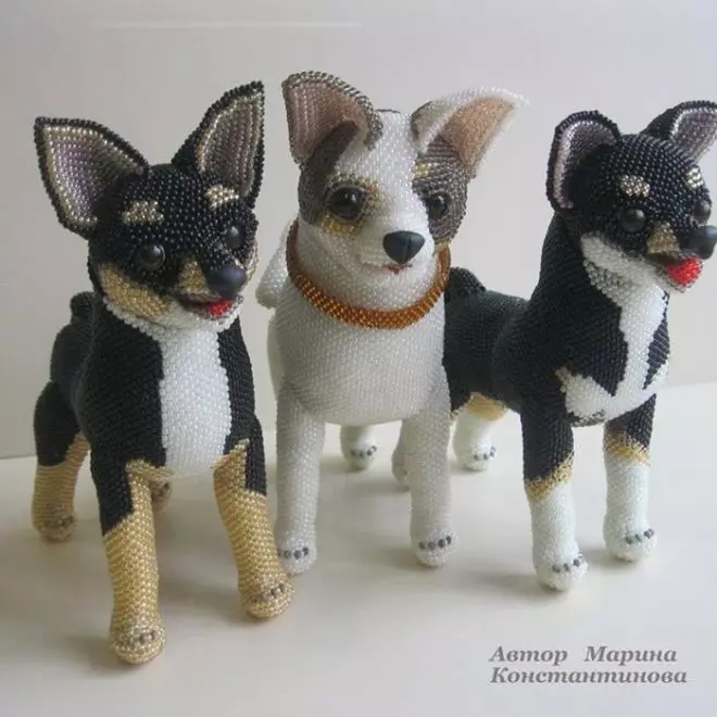 Gorgeous dogs from Bead Marina Konstantinova