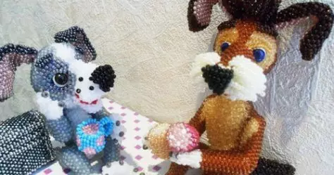 Gorgeous dogs from Bead Marina Konstantinova