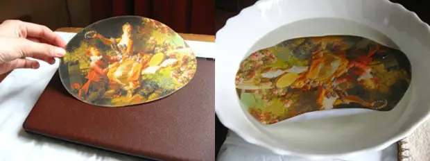 Decoupage ya laputopu: kalasi ya Master