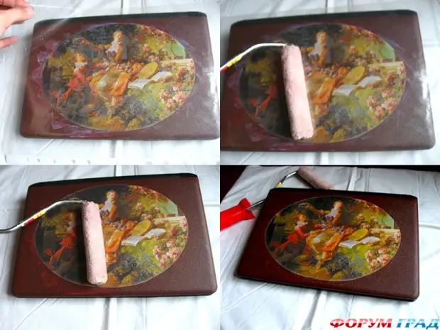 Decoupage fyrir fartölvu: Master Class