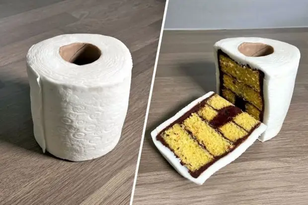 Ungewöhnliche hyperealistische Kuchen