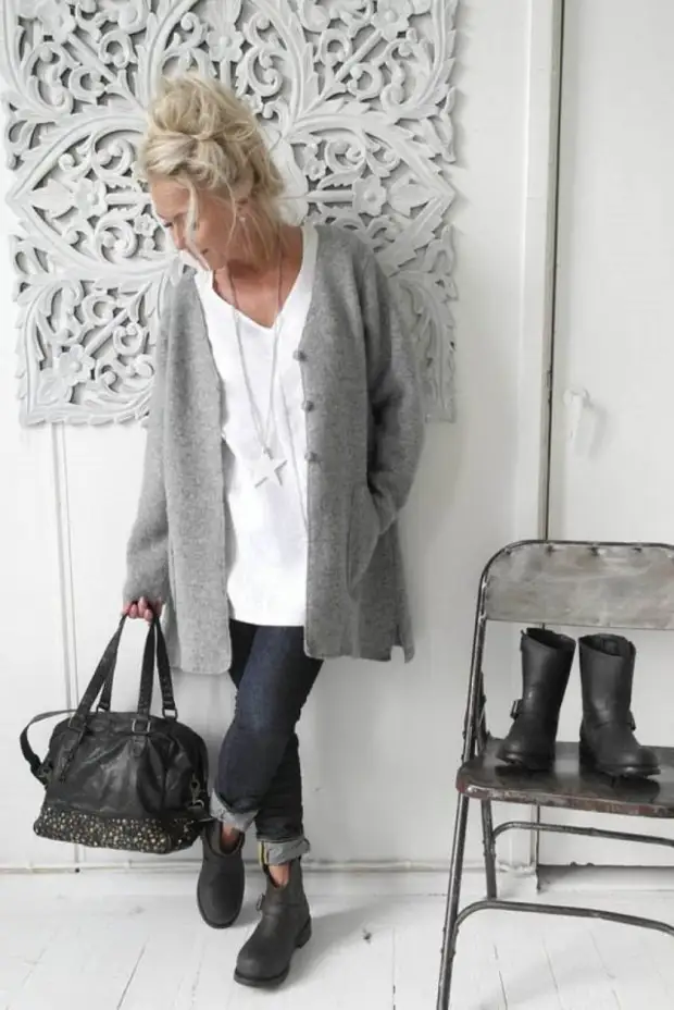 Stylish spectacular Casual: 6 charming images for mature ladies
