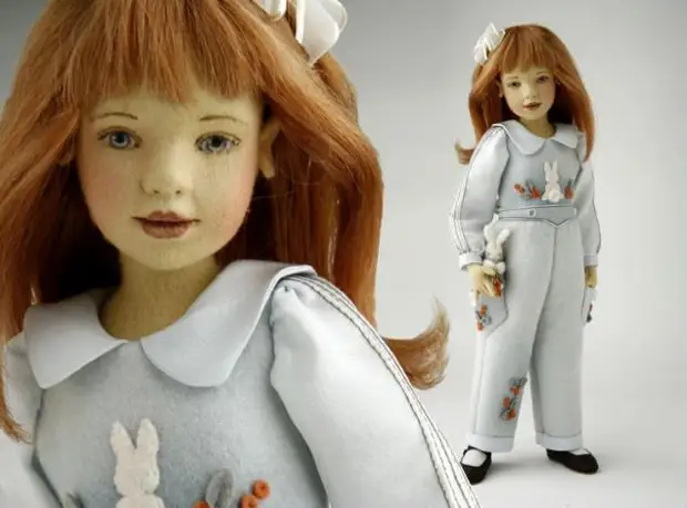 Nádherné bábiky z plsteného umelca-šteňatér Maggie Icono