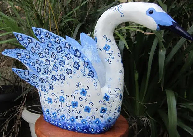 Comment faire une «porcelaine» Swan le faites-le vous-même