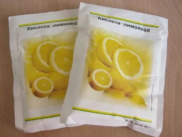 Lemon skābe un soda ir divas galvenās sastāvdaļas.