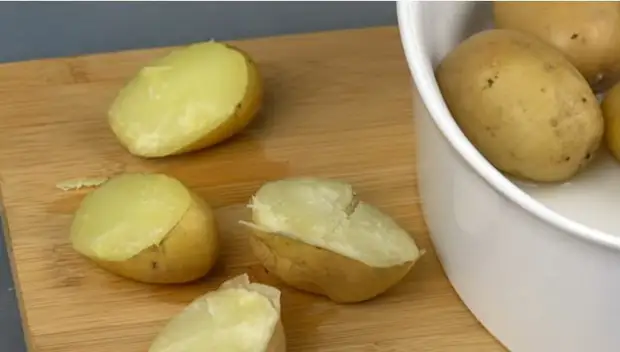 Batatas suaves em 5 minutos.
