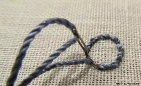 Spiral seam in embroidery. Master Class