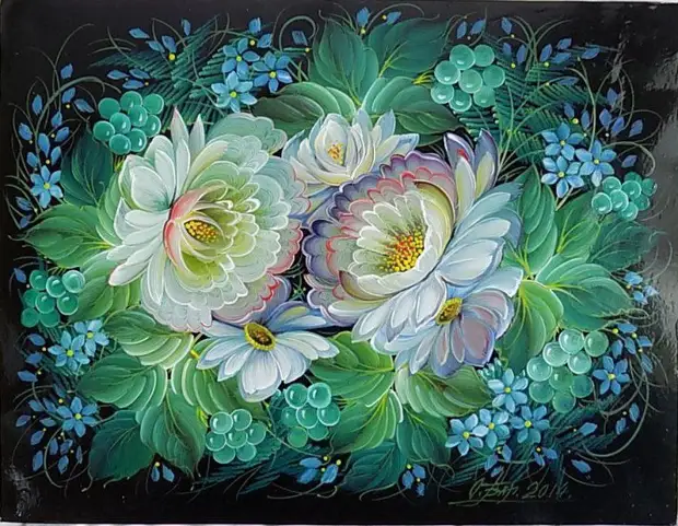 Beautiful Ural Pintura Siberiana Artista Olga Balakina