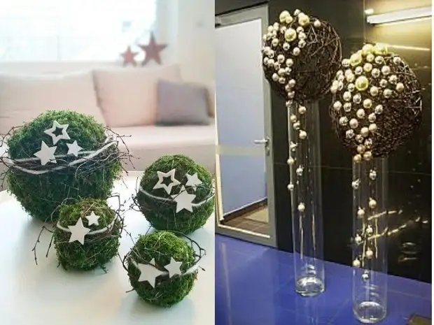 Idea Bouquets dan Komposisi Tahun Baru untuk Interior Perayaan