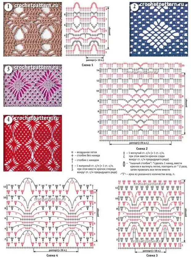 পৃষ্ঠা নম্বর 89। নিদর্শন এবং crochet নিদর্শন।