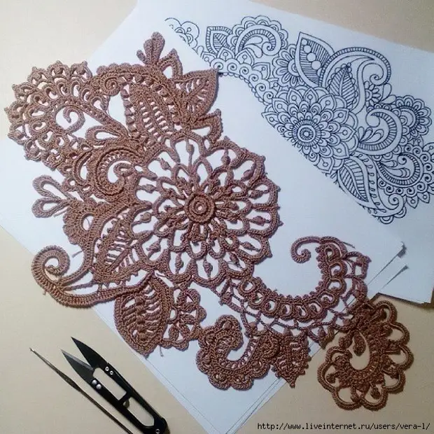 একটি crochet আঁকা!