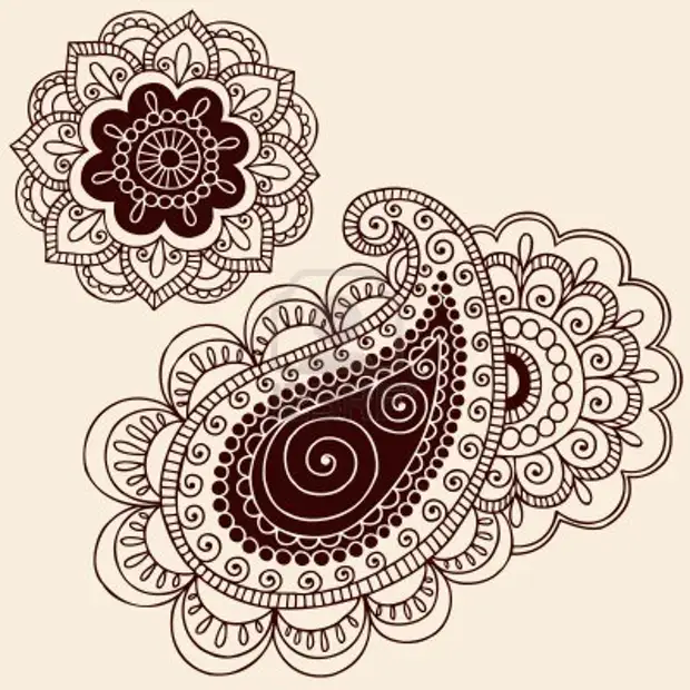 95189508_6999821handdrawnhennamhnamehnditateTattooflowersandpaIsleyDoodleilustrationDesignelment (400x400, 188Kb)