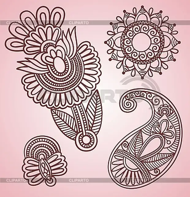 I-3094354-Henna-Mehndi-Flowers-and-Paisley-Doodle- (385x400, 246KB)