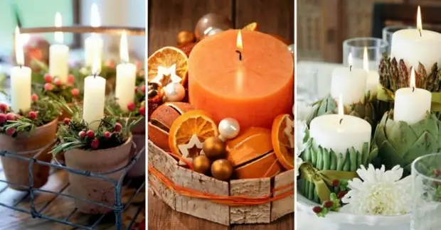 Candle Compositions: 12 ideeën voor Winter Decor