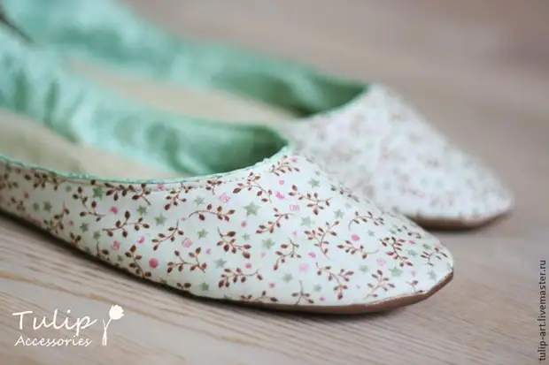 Como costurar tudo de retângulos. Nós costuramos chinelos - sapatos de balé para casa