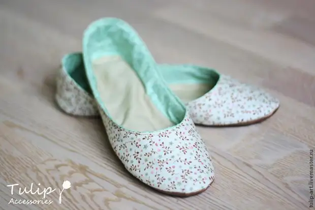 Como coser todo desde rectángulos. Cosemos zapatillas - zapatos de ballet para casa