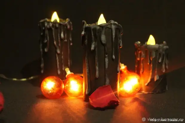 "Eternal Candles": how to make original, beautiful candles from sleeves from paper towels