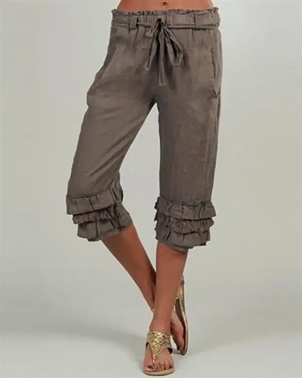 Lin-nature-ruffle-100-linen-capris-buatan-in-itsy__01599569_choco_3 (400x500, 37kb)